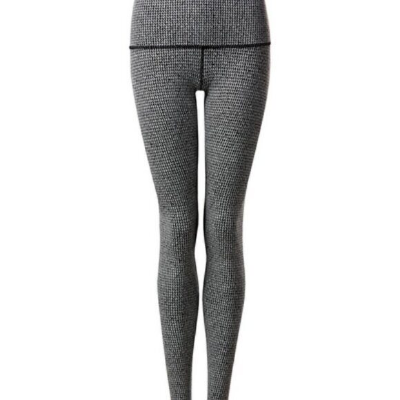 LULULEMON Wunder Under Pant High Waist Yoga Leggings Houndstooth Size 6 - Picture 5 of 14